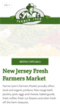 Mobile Screenshot of njfarmersmarkets.com