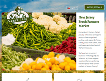 Tablet Screenshot of njfarmersmarkets.com